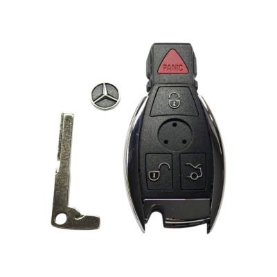 Корпус ключа Mercedes на 4 кнопки, W203, W204, W210, W211