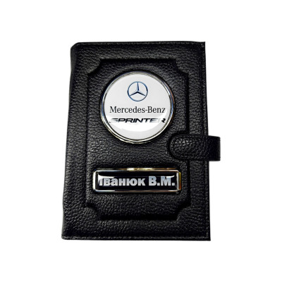 Портмоне з держ. номером Mercedes, Органайзер Мерс