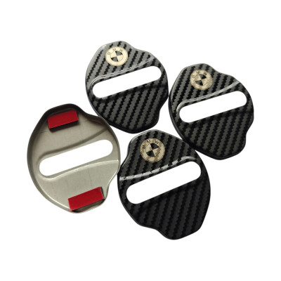 Накладки на дверний замок карбон із логотипом BMW 01, серія  3 2 iX-xDrive50 G20 I20 G42