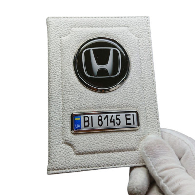 Обкладинка для автодокументів HONDA, обкладинка для водійських документів Хонда