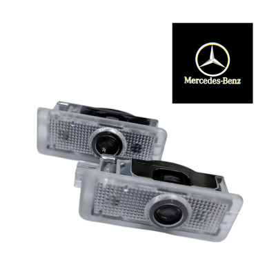 Світлодіодне штатне підсвічування на дверях автомобіля з логотипом Mercedes CLA, CLS, E class