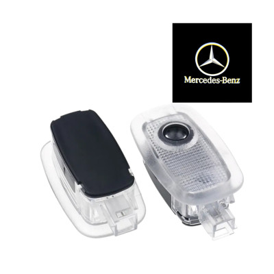 Світлодіодне штатне підсвічування на дверях автомобіля з логотипом Mercedes S, CL, V  class