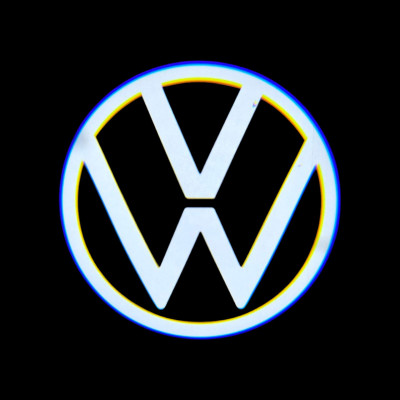 Світлодіодне штатне VIP підсвічування на дверях автомобіля з логотипом Volkswagen Passat B5