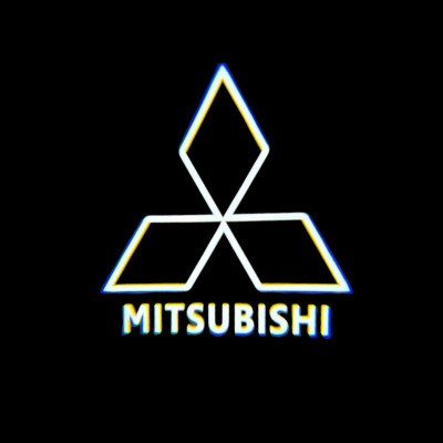 Штатне VIP підсвічування на дверях автомобіля з логотипом MITSUBISHI PAJERO From Japan 2008-2016