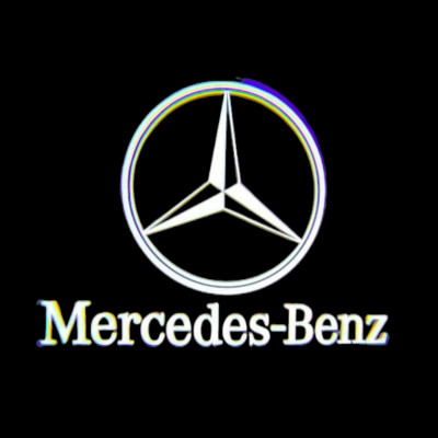 Світлодіодне VIP штатне підсвічування на дверях автомобіля з логотипом Mercedes A, B, C, E, ML, GL class