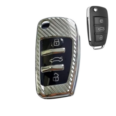 Чохол для ключа Audi сірий