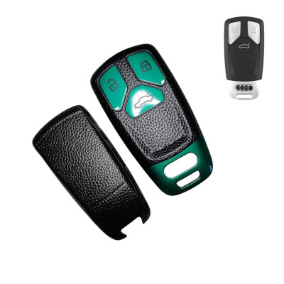Чохол для ключа Audi, шкіра зелений