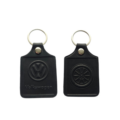 Брелок шкіряний з кільцем Volkswagen