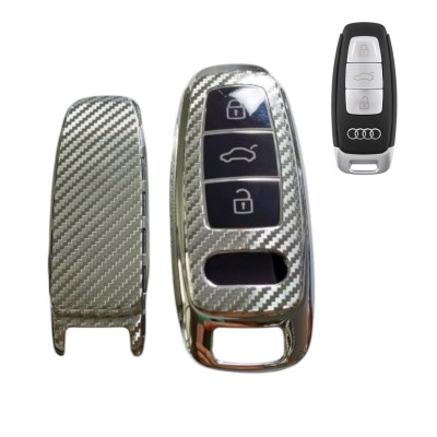 Чохол для ключа Audi сірий