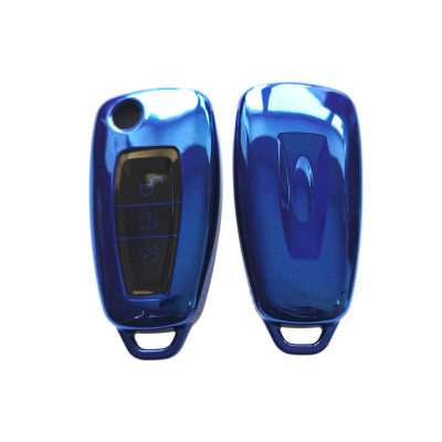Чохол ТПУ синій для ключа Ford Focus, C-Max, S-Max, Galxy, Mondeo, Ranger, Transit, Tourneo