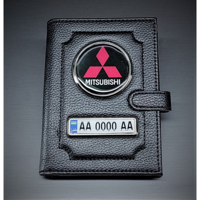 Портмоне Mitsubishi з держ. номером, Органайзер Мітсубіші