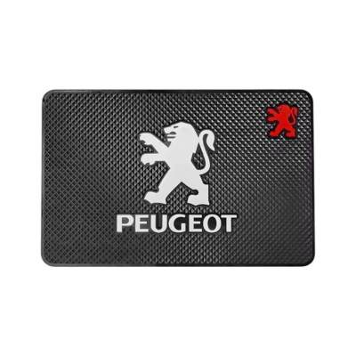 Антиковзкий килимок на панель авто Peugeot (Пежо)