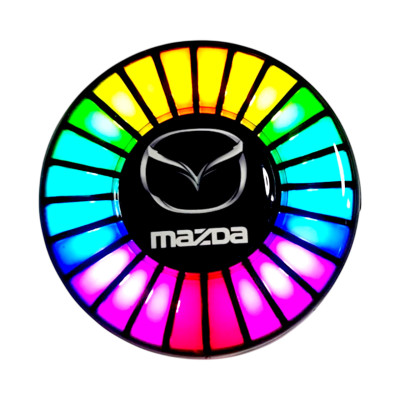Ароматизатор в авто з еквалайзером Mazda, світлодіодне підсвічування в авто