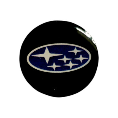Наклейки - логотип Subaru для авто та ключів d=12,6мм, d=15мм, 2шт