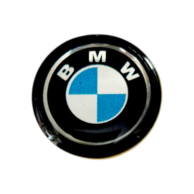 Наклейки - логотип BMW для авто та ключів d=12,6мм, d=15мм, 2шт