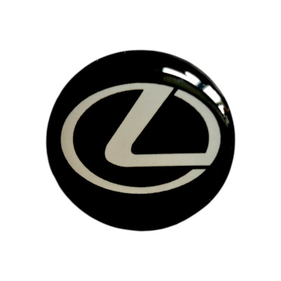 Наклейки - логотип Lexus для авто та ключів d=12,6мм, d=15мм, 2шт