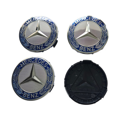 Ковпачки — заглушки в диски Mercedes 75/70 мм сині А171 400 0025