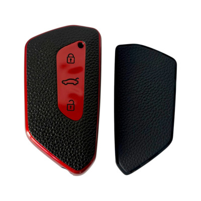 Чохол для ключа Seat, шкіра червоний