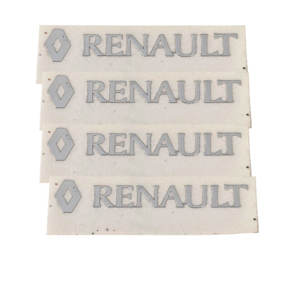 Наклейки металеві Renault, 4шт