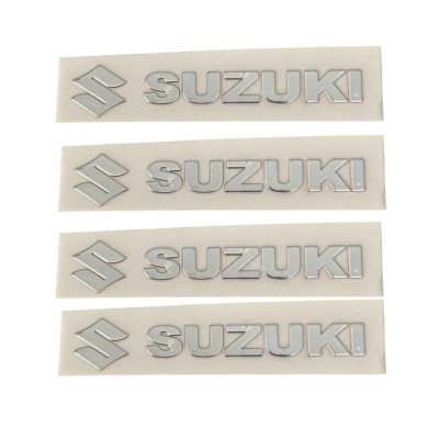 Наклейки металеві Suzuki, 4шт