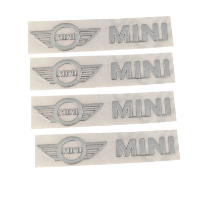 Наклейки металлические Mini, 4шт