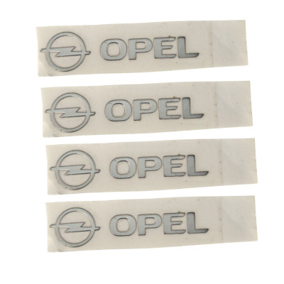 Наклейки металеві Opel, 4шт