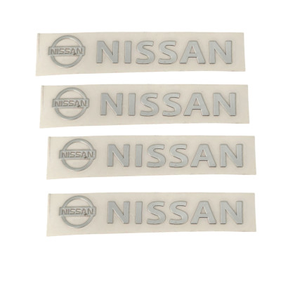 Наклейки металеві Nissan, 4шт