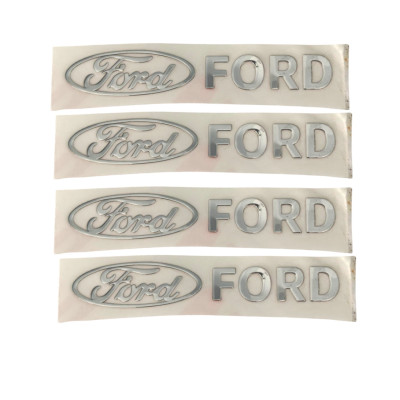 Наклейки металеві Ford, 4шт