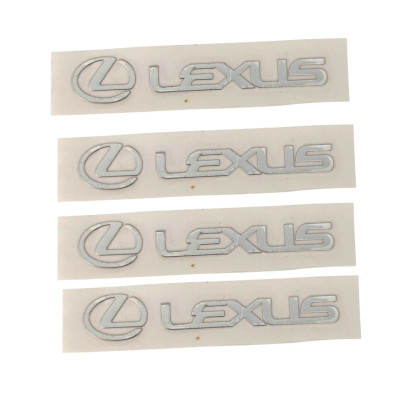 Наклейки металеві Lexus, 4шт