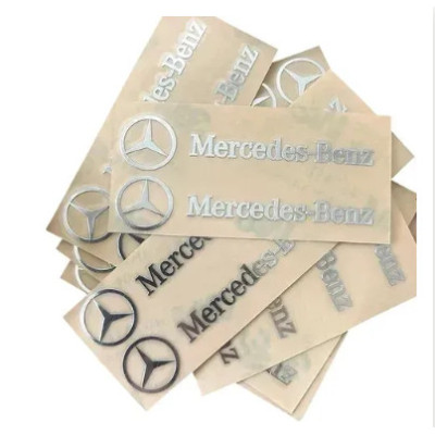 Наклейки металеві Mercedes, 4шт