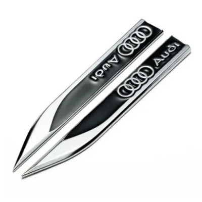 Емблема крила на авто Audi, 2шт метал