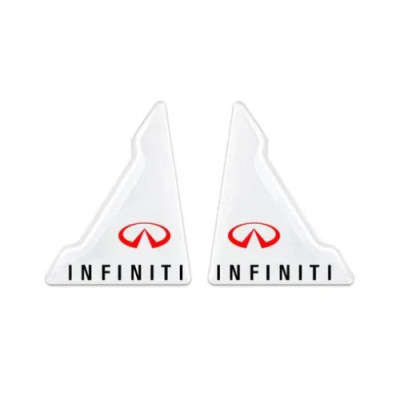 Куточки накладки на двері автомобіля Infiniti для захисту від сколів, подряпин та вм'ятин