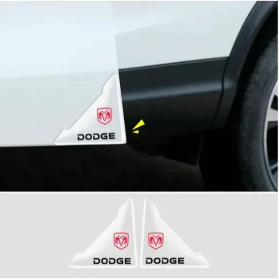 Куточки накладки на двері автомобіля Dodge для захисту від сколів, подряпин та вм'ятин