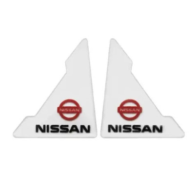 Куточки накладки на двері автомобіля Nissan для захисту від сколів, подряпин та вм'ятин