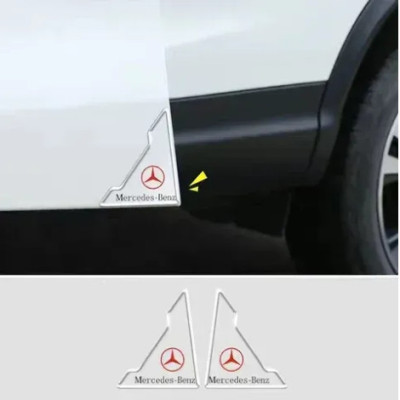 Куточки накладки на двері автомобіля Mercedes для захисту від сколів, подряпин та вм'ятин