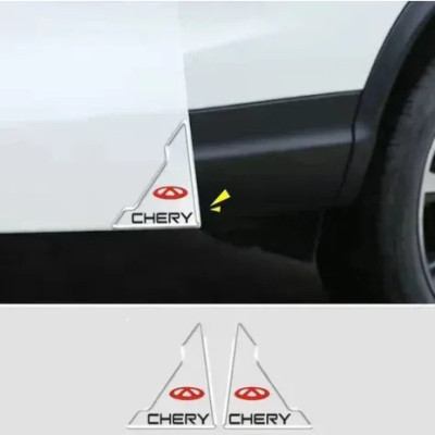 Куточки накладки на двері автомобіля Chery для захисту від сколів, подряпин та вм'ятин