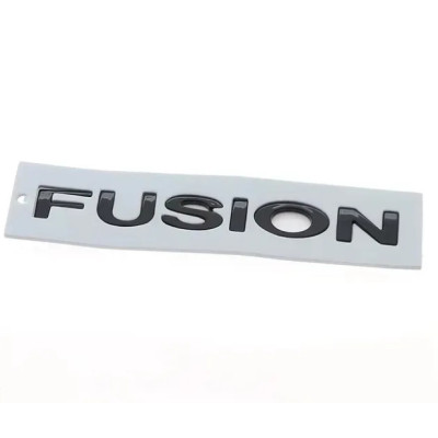 Эмблема надпись Fusion для Ford (Черная) 152х16 мм (на скотче)