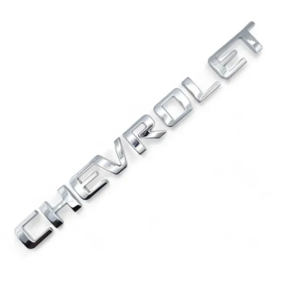 Емблема напис CHEVROLET хром 195х18 мм (скотч)