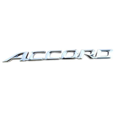 Емблема напис ACCORD для HONDA Хром 16х179мм пластик