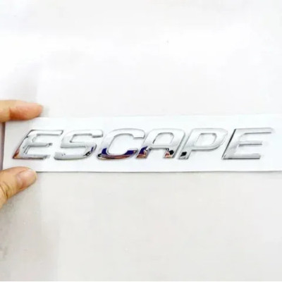 Емблема напис ESCAPE (для Ford) ХРОМ 170х22 мм на скотчі