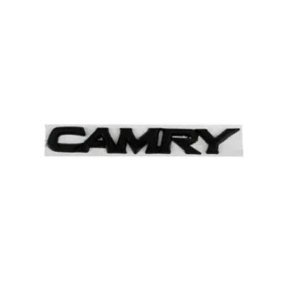 Емблема напис CAMRY (для Toyota) 160х22мм ЧОРНА на скотчі (старий тип) пластик