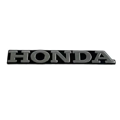 Емблема Honda (Хром + Чорний фон) 143х19 мм (на скотчі)