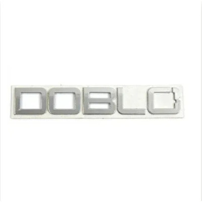 Емблема напис Doblo для Fiat (Хром) 219х37 мм (на скотчі)