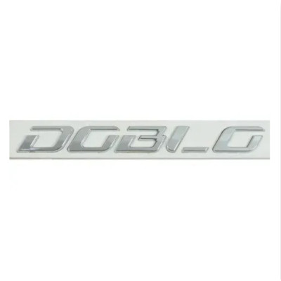 Емблема напис Doblo для Fiat (Хром) 265х29 мм (на скотчі)