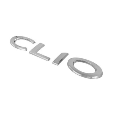 Емблема напис Clio для Renault (Хром) 192х32 мм (на скотчі)