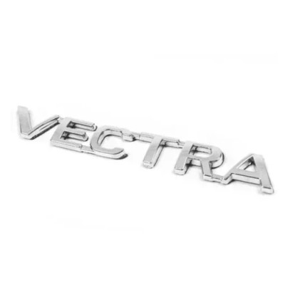 Емблема напис Vectra для Opel (Хром) 150х18 мм (на скотчі)
