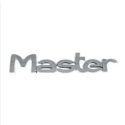 Емблема напис Master для Renault (Хром) 227х44 мм (на скотчі)