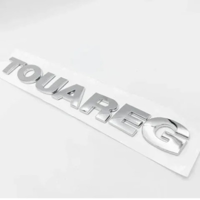 Емблема напис Touareg для Volkswagen (2002-2018р) Хром 230x25 мм (на скотчі)
