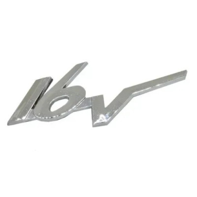 Емблема напис 16V для Citroen (Хром) 114х51 мм (на скотчі)