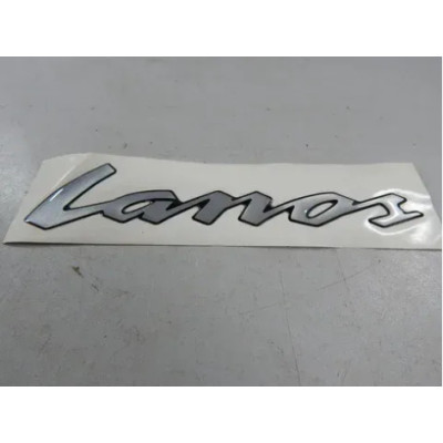 Эмблема надпись Lanos для Daewoo (Хром) 152х35 мм (на скотче)